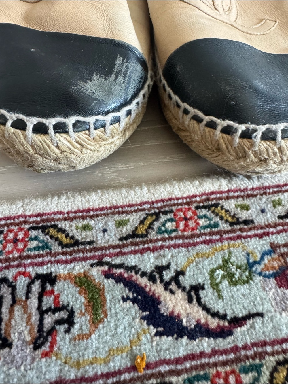 CHANEL  Espadrille Loafers 2 tone - Picture 7 of 16